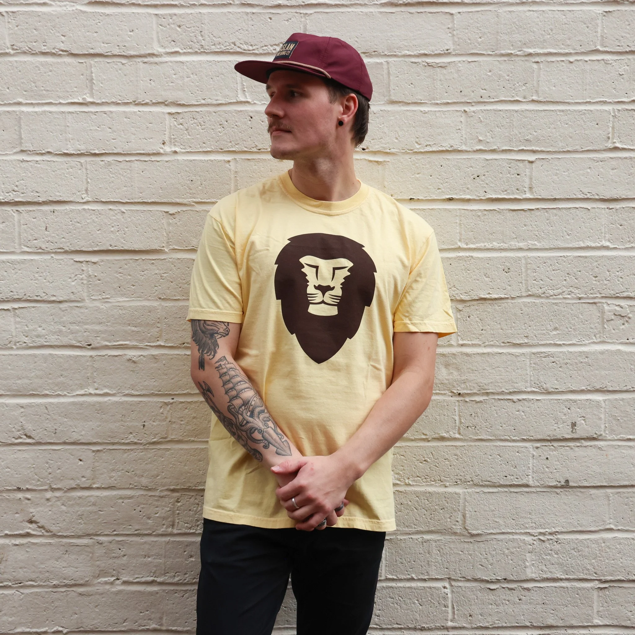 Butter Yellow Hop Head Tee