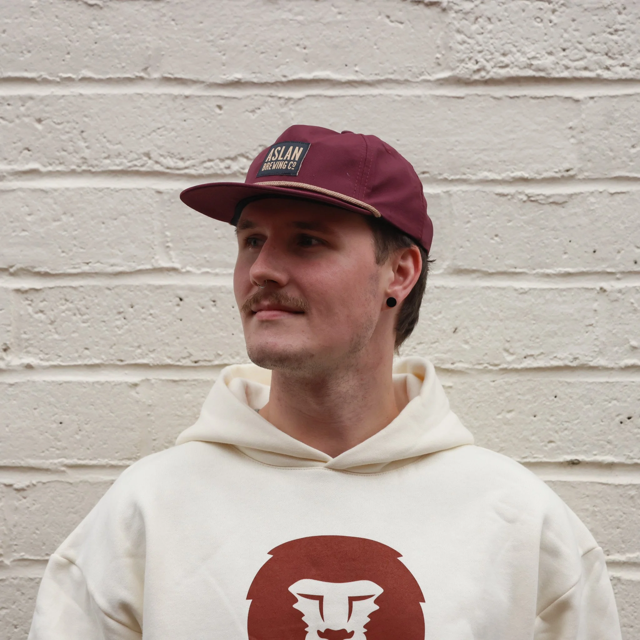 Maroon Cascade Hat