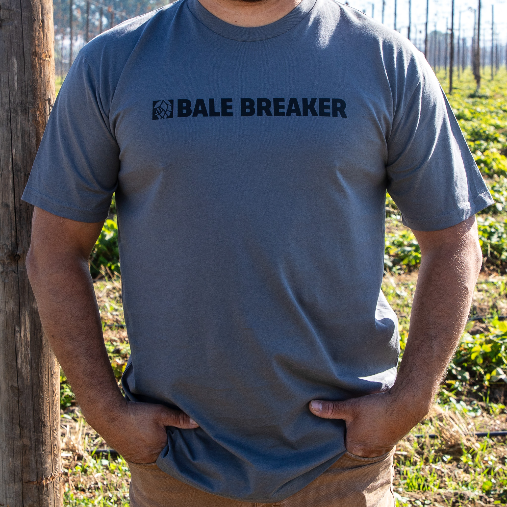 Grey Classic Branded Tee