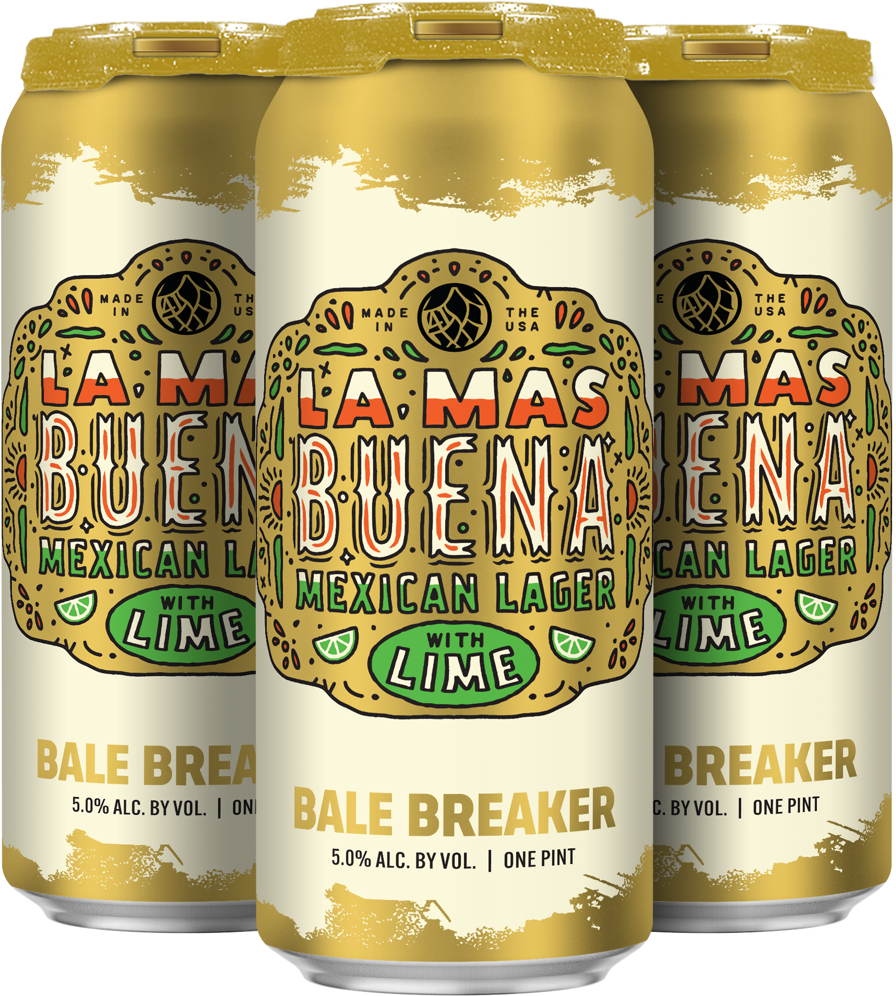 La Mas Buena Mexican Lager with Lime Case