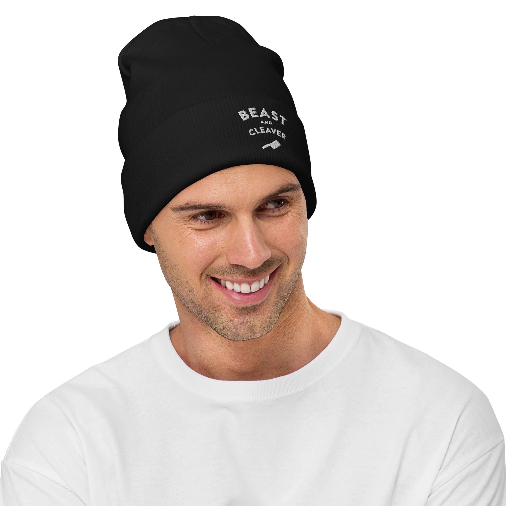 B&C Logo Embroidered Beanie