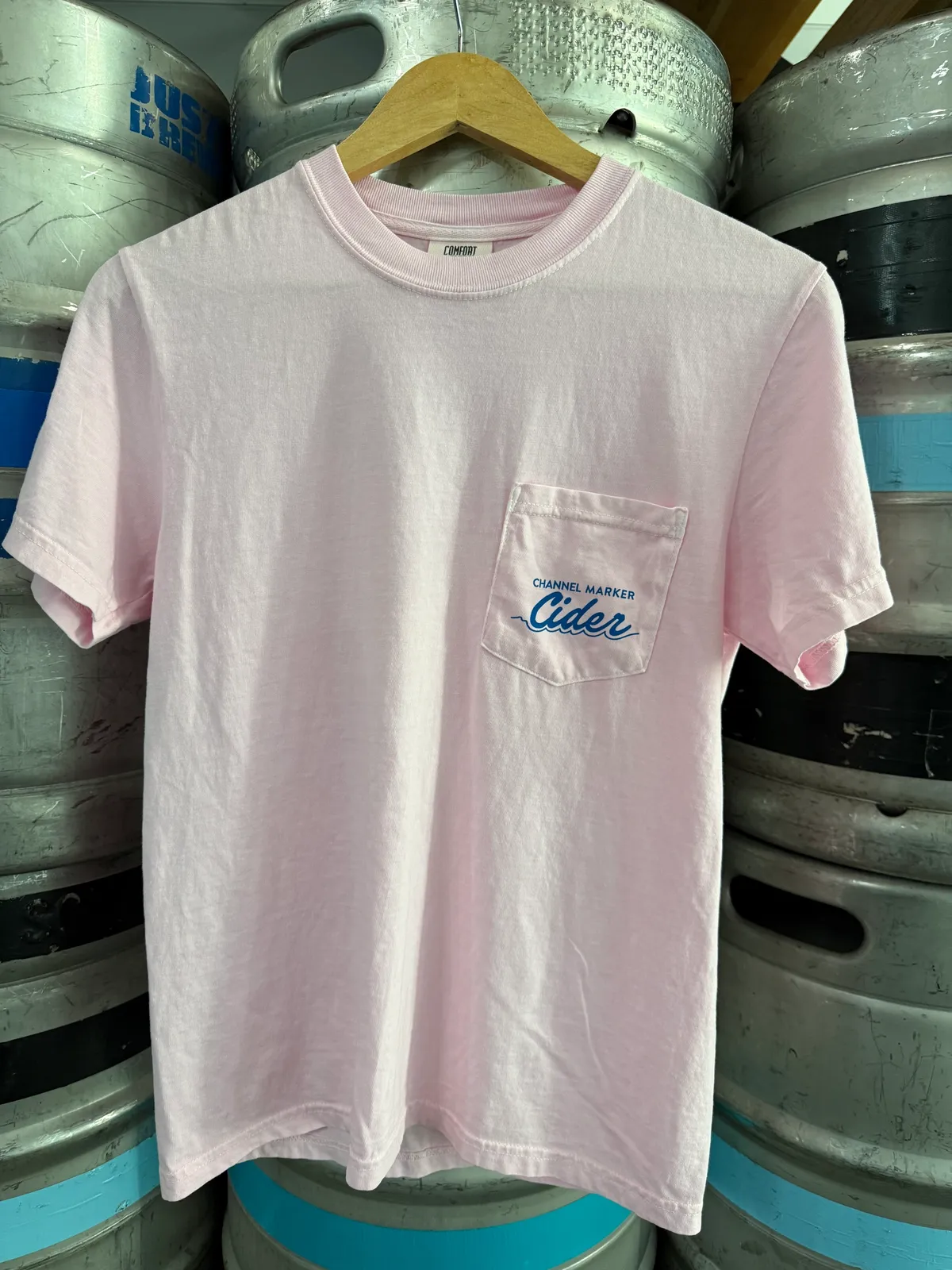 Navigate Wisely Pocket Tee - Pink