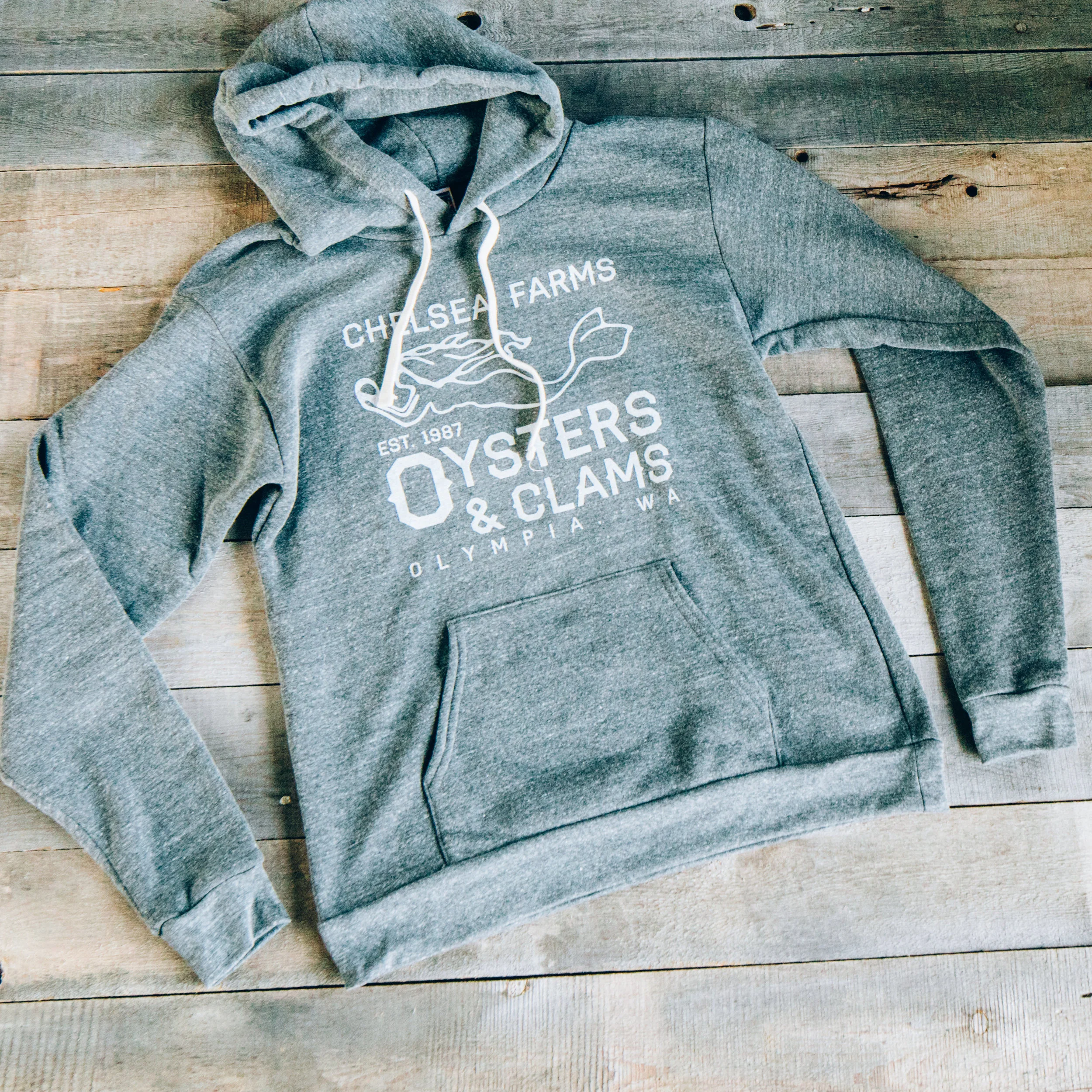 GREY UNISEX HOODIE