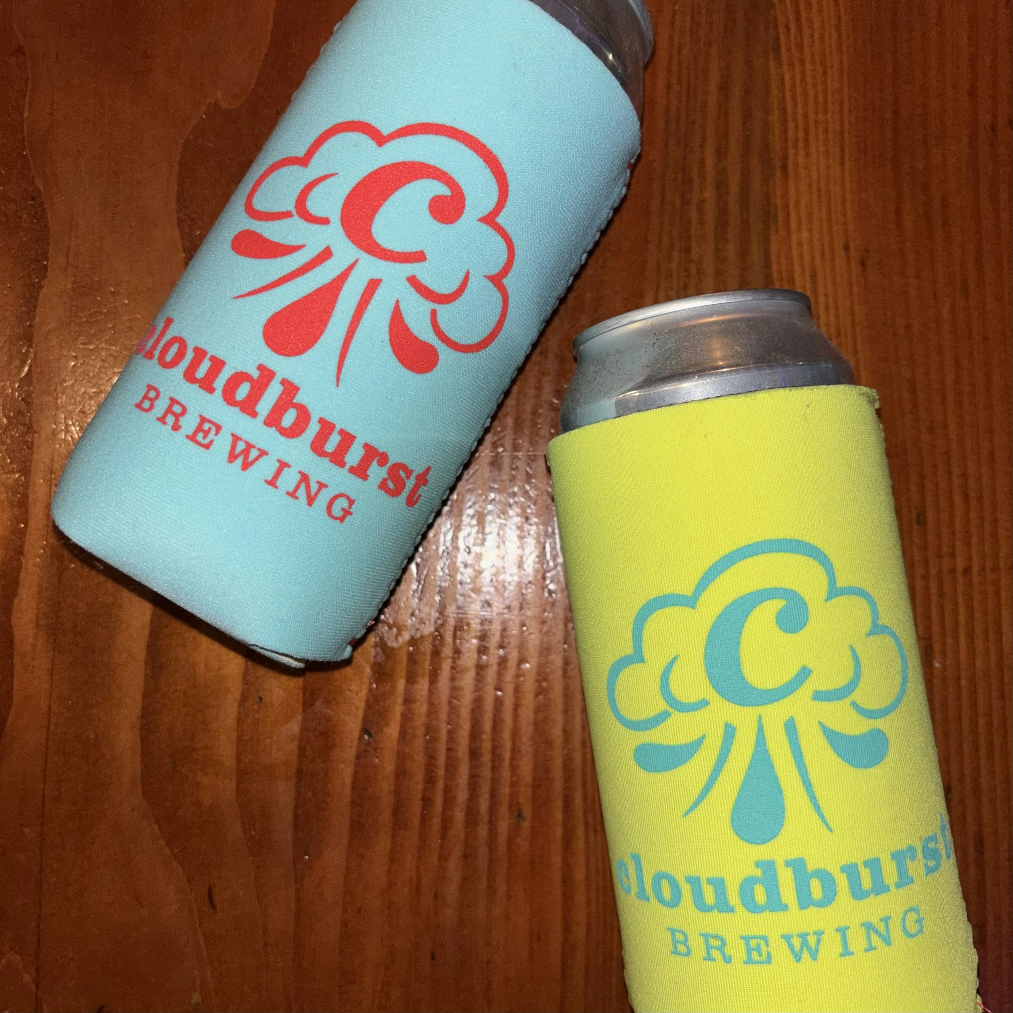 Neoprene Can Coolers (definitely not a k o o z i e! That would be an unauthorized use of trademark according to the recent letter from their corporate counsel)