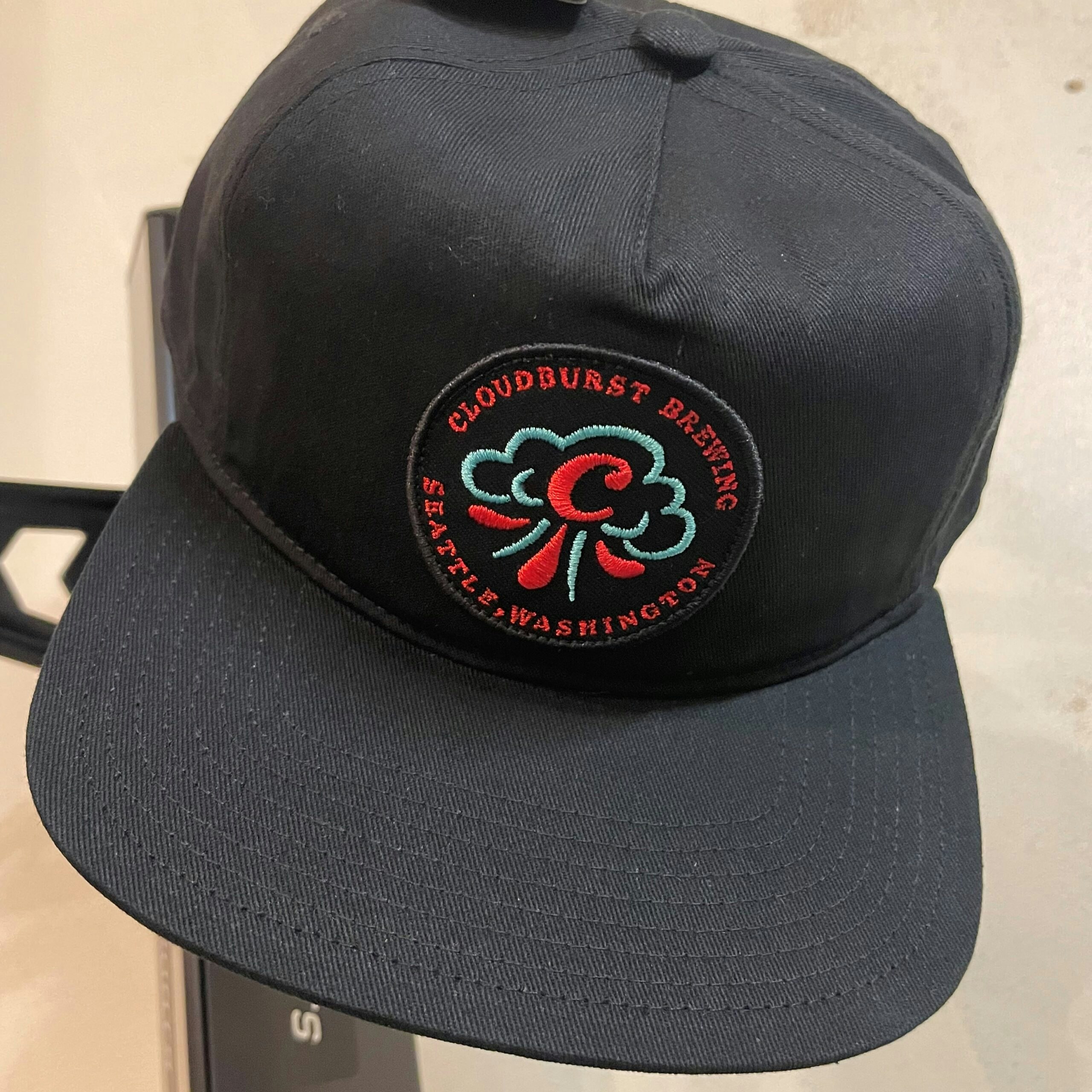 Black Flat Brim