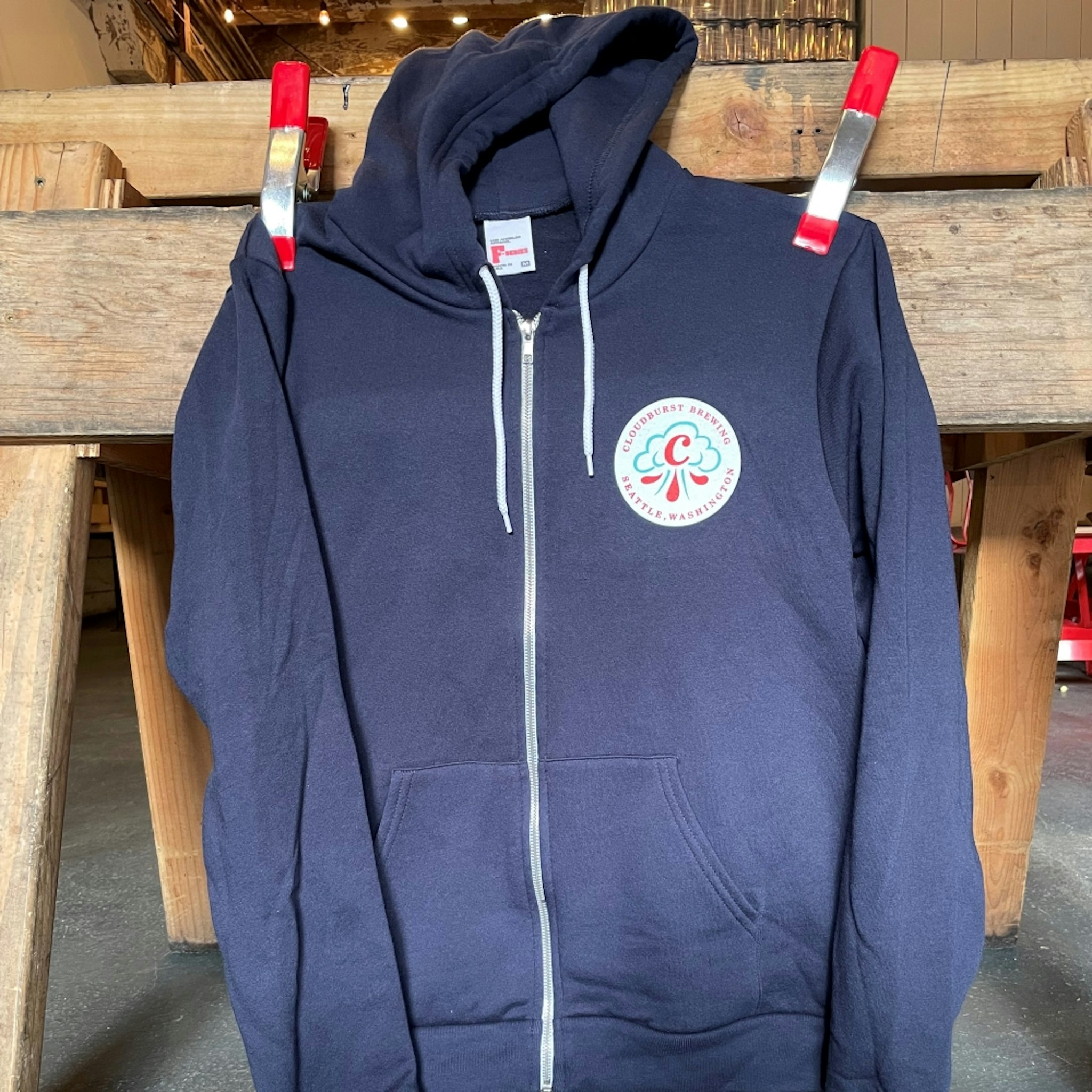OG Zip Hoodie Navy
