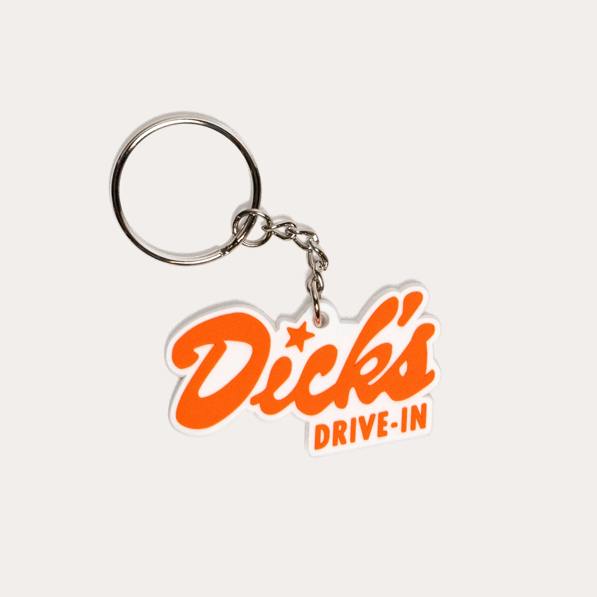 Script Logo Keychain