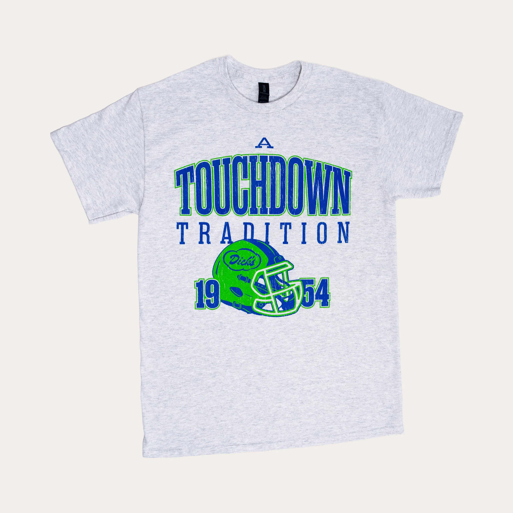 Blue and Green Touchdown Tradition T-Shirt