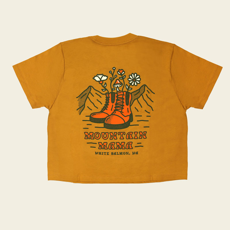 Women's Mountain Mama Crop T-Shirt