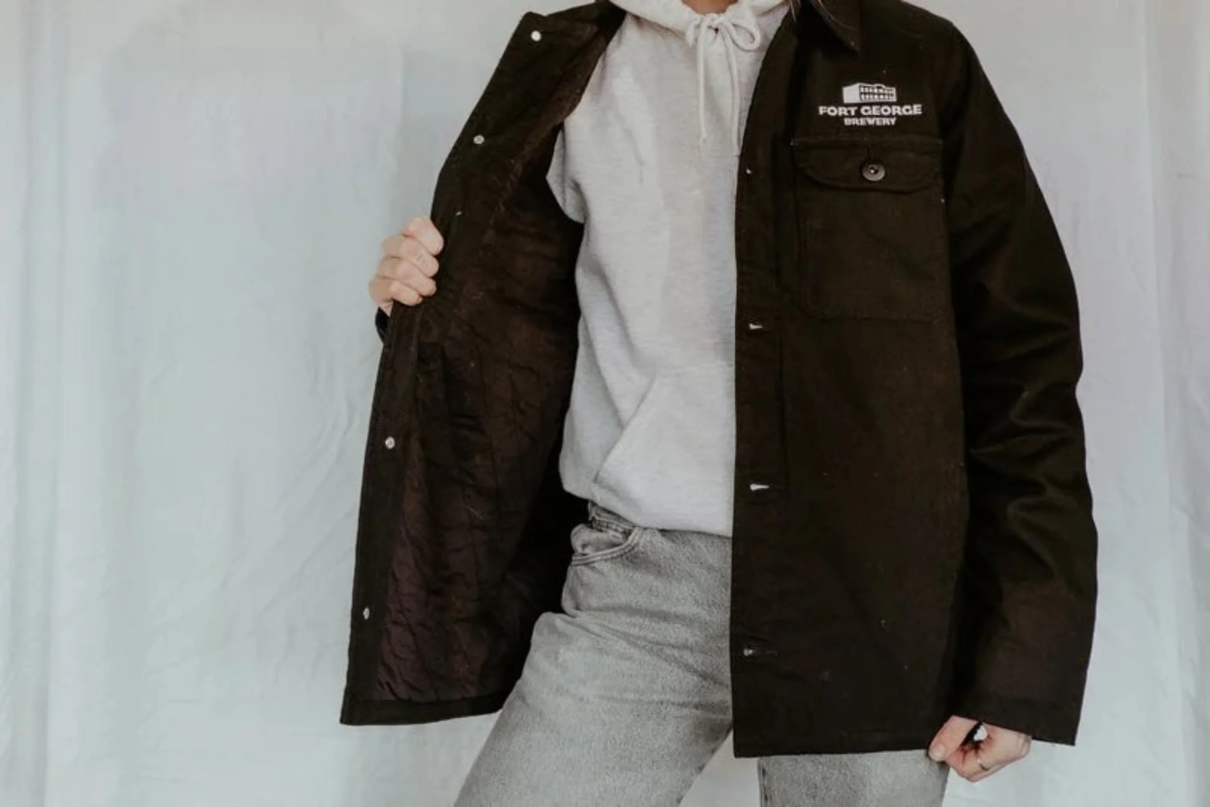BLACK CANVAS JACKET