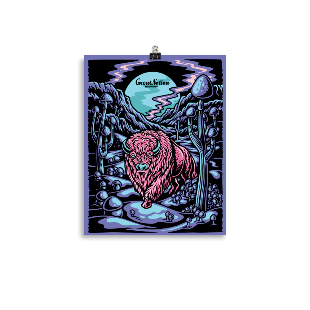 Pink Buffalo Poster