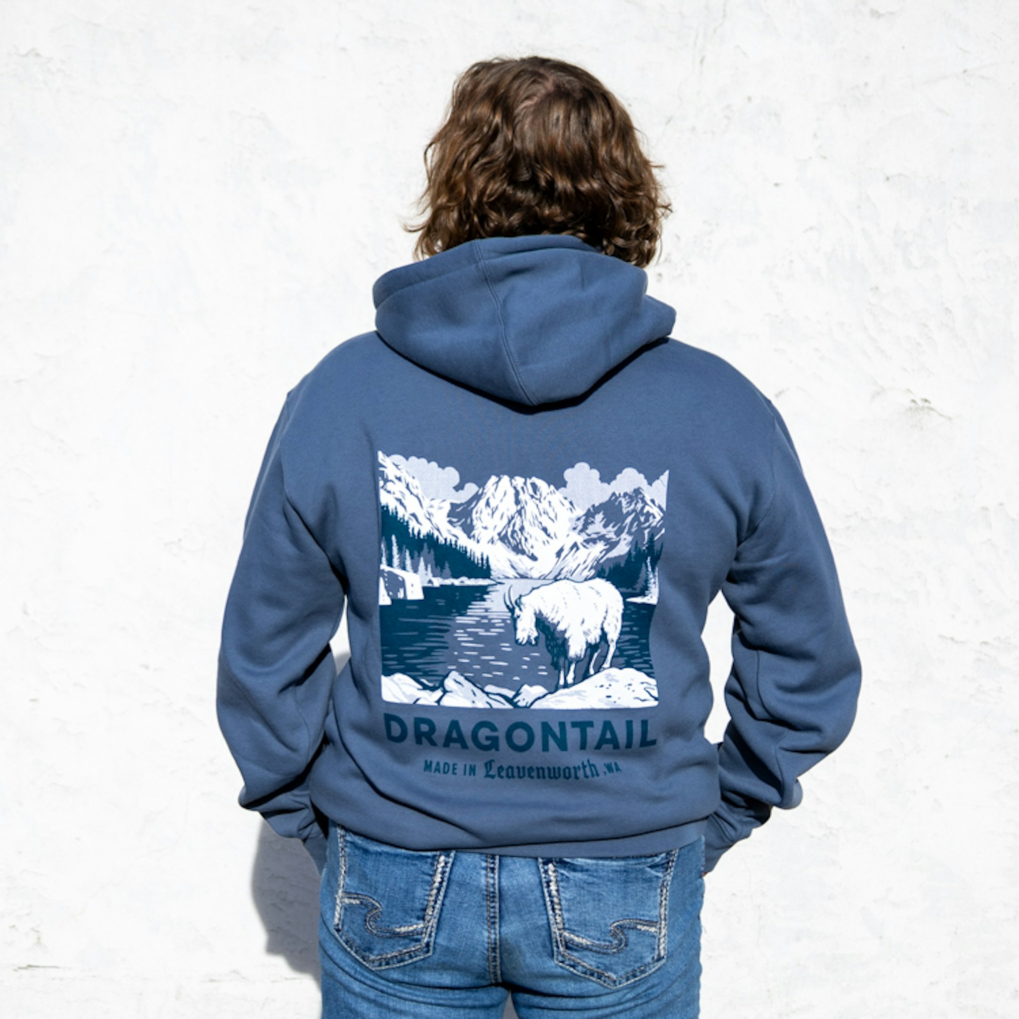 Hoodie | Dragontail | Slate Blue