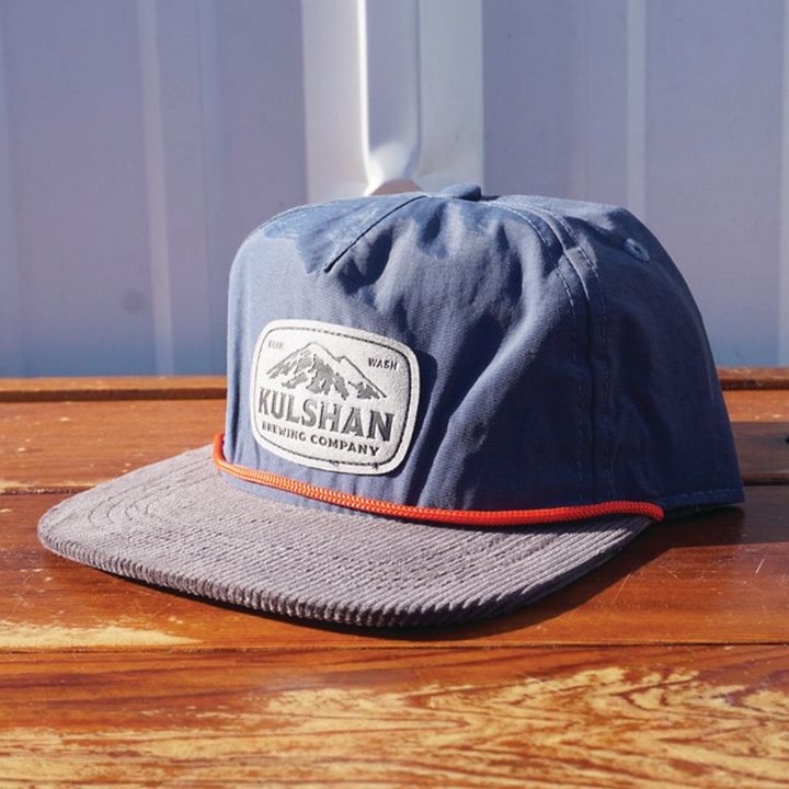 Grey Patch Nylon Hat