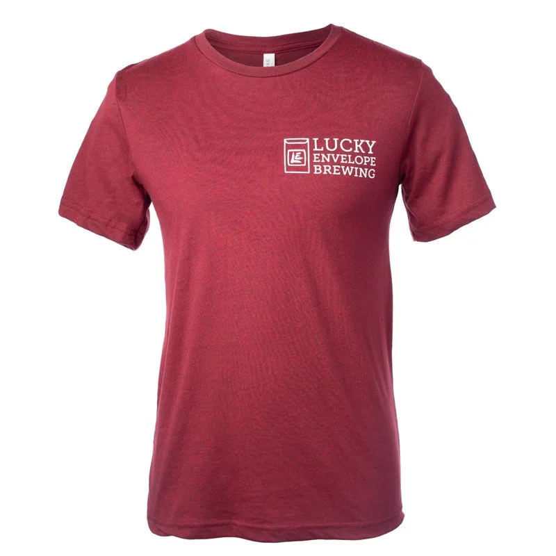 Unisex T-Shirt: Alternate Logo (Heather Cardinal)
