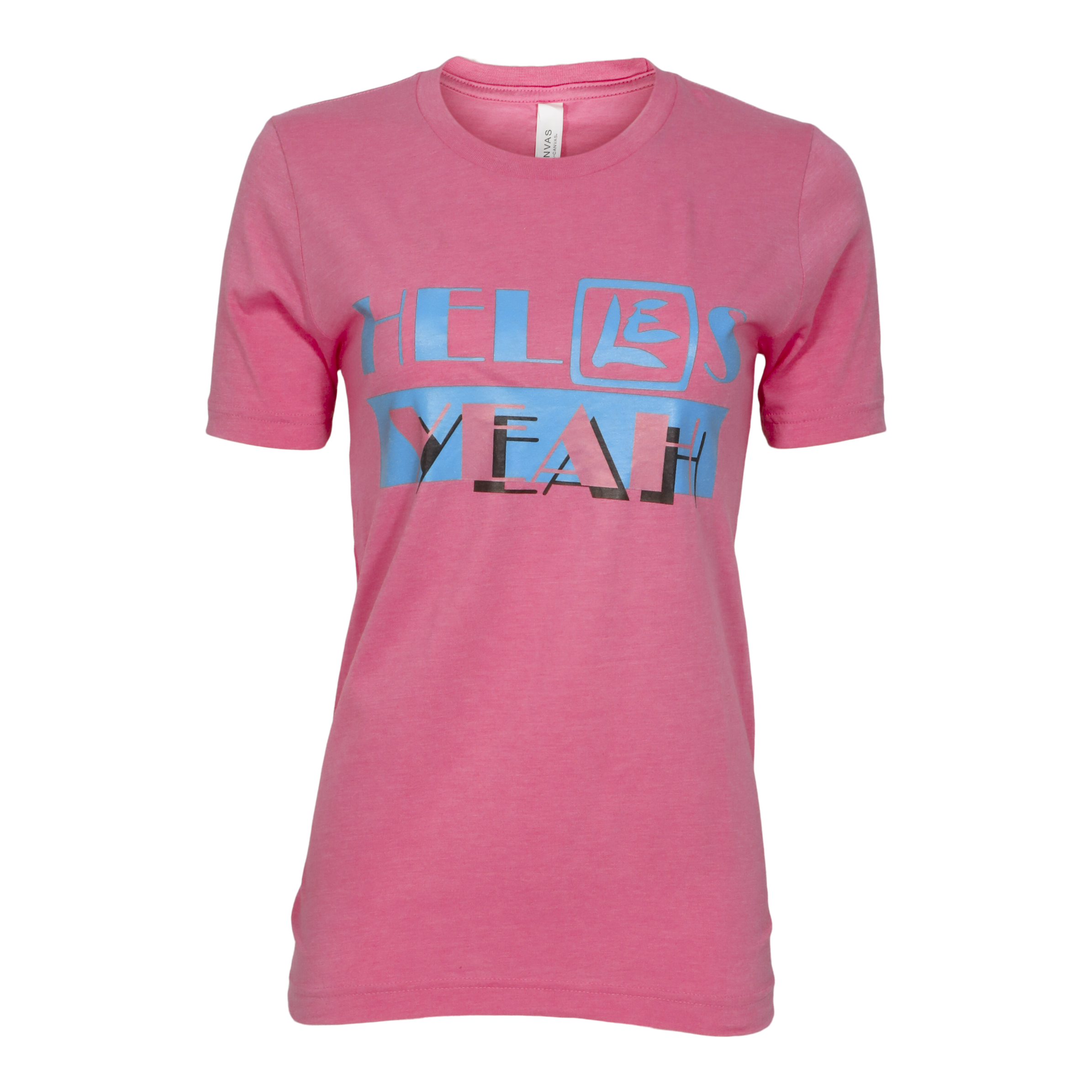 Unisex T-Shirt: Helles Yeah (Heather Charity Pink)