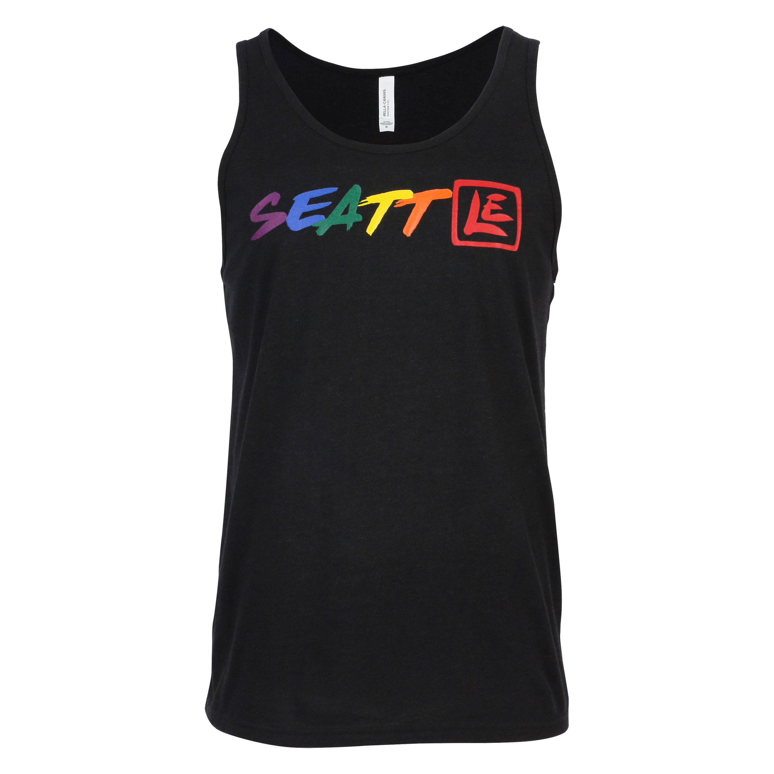 Unisex Tank SeattLE Pride (Heather Black)