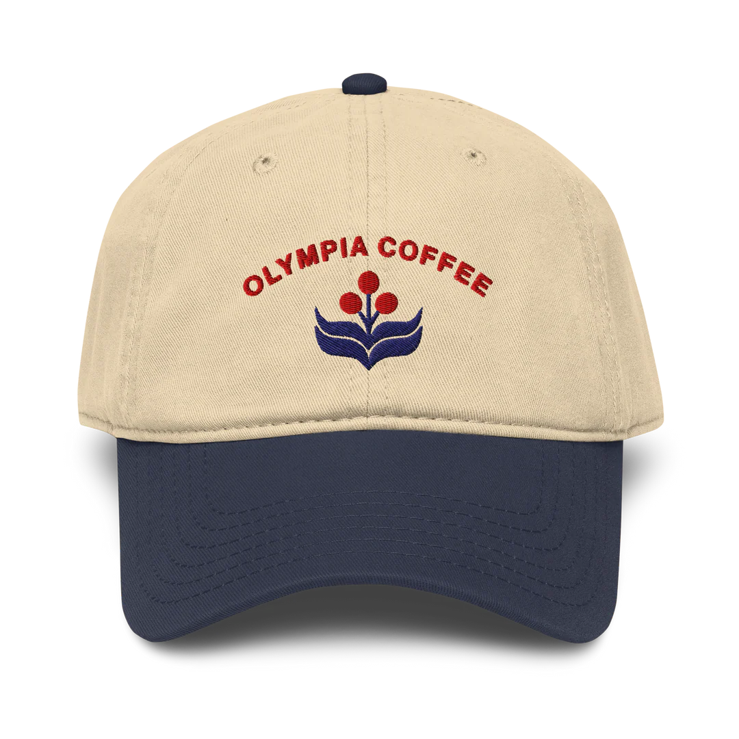Olympia Coffee Khaki Baseball Cap