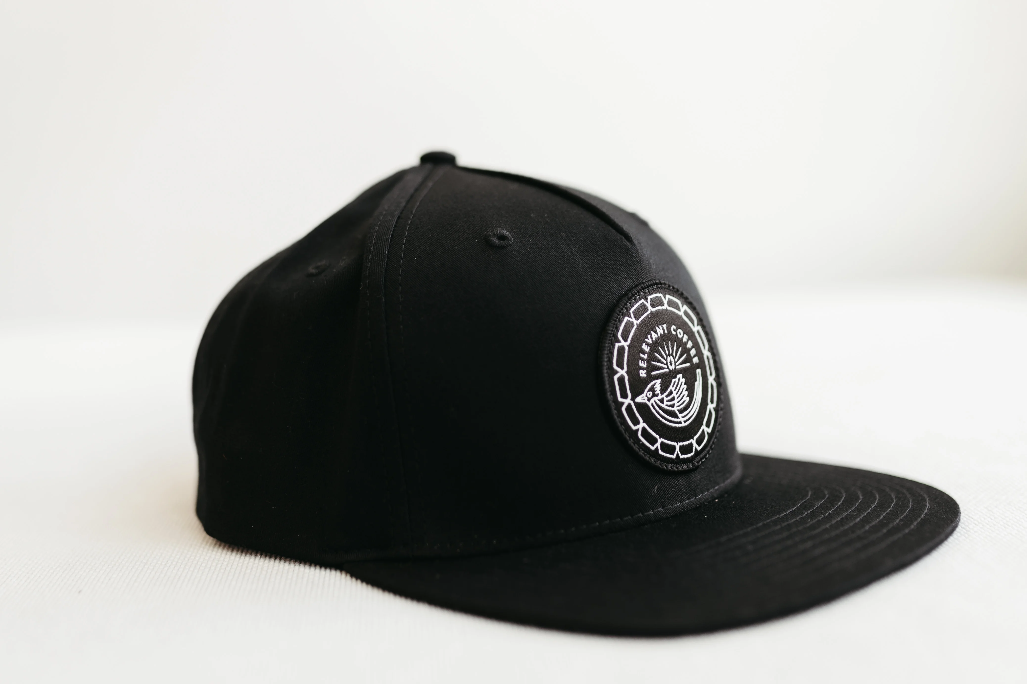 Bird Logo Snapback Black