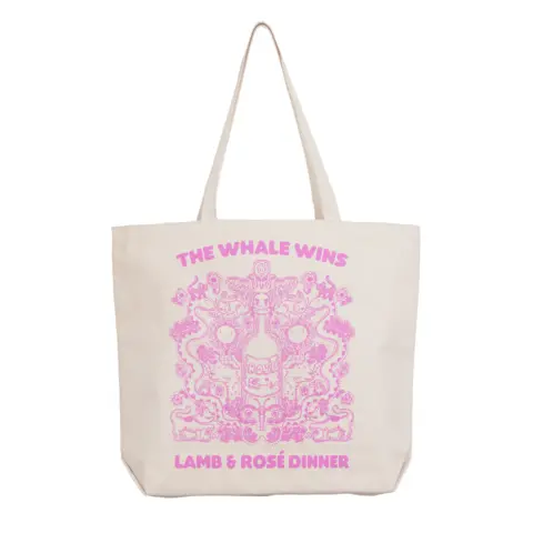 Whale Wins Lamb & Rose Dinner Tote