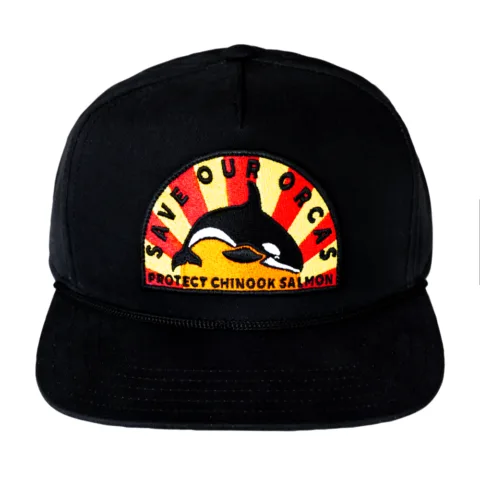 Save Our Orcas Hat - Black
