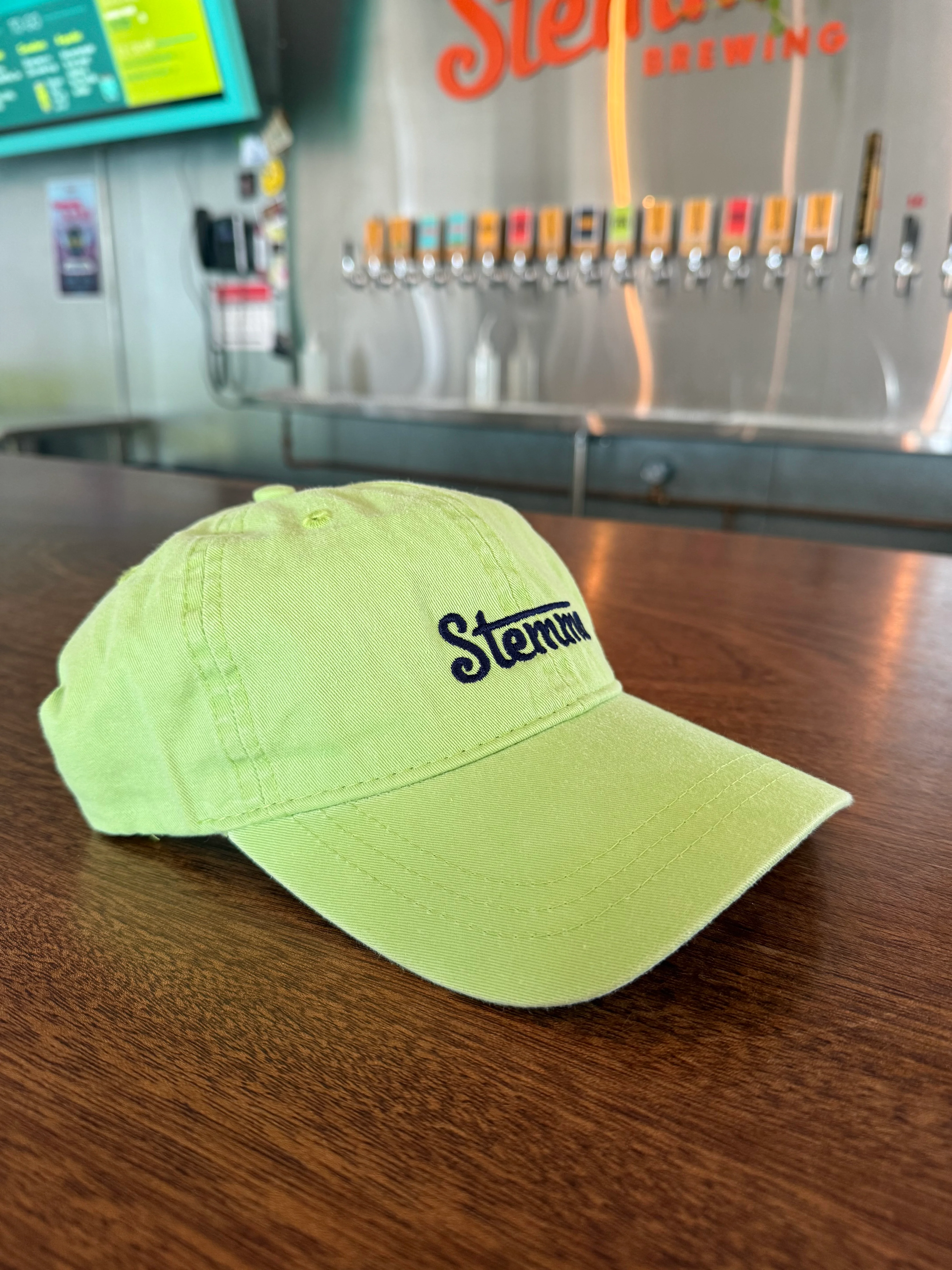 Hat - Lime Green Dad Cap