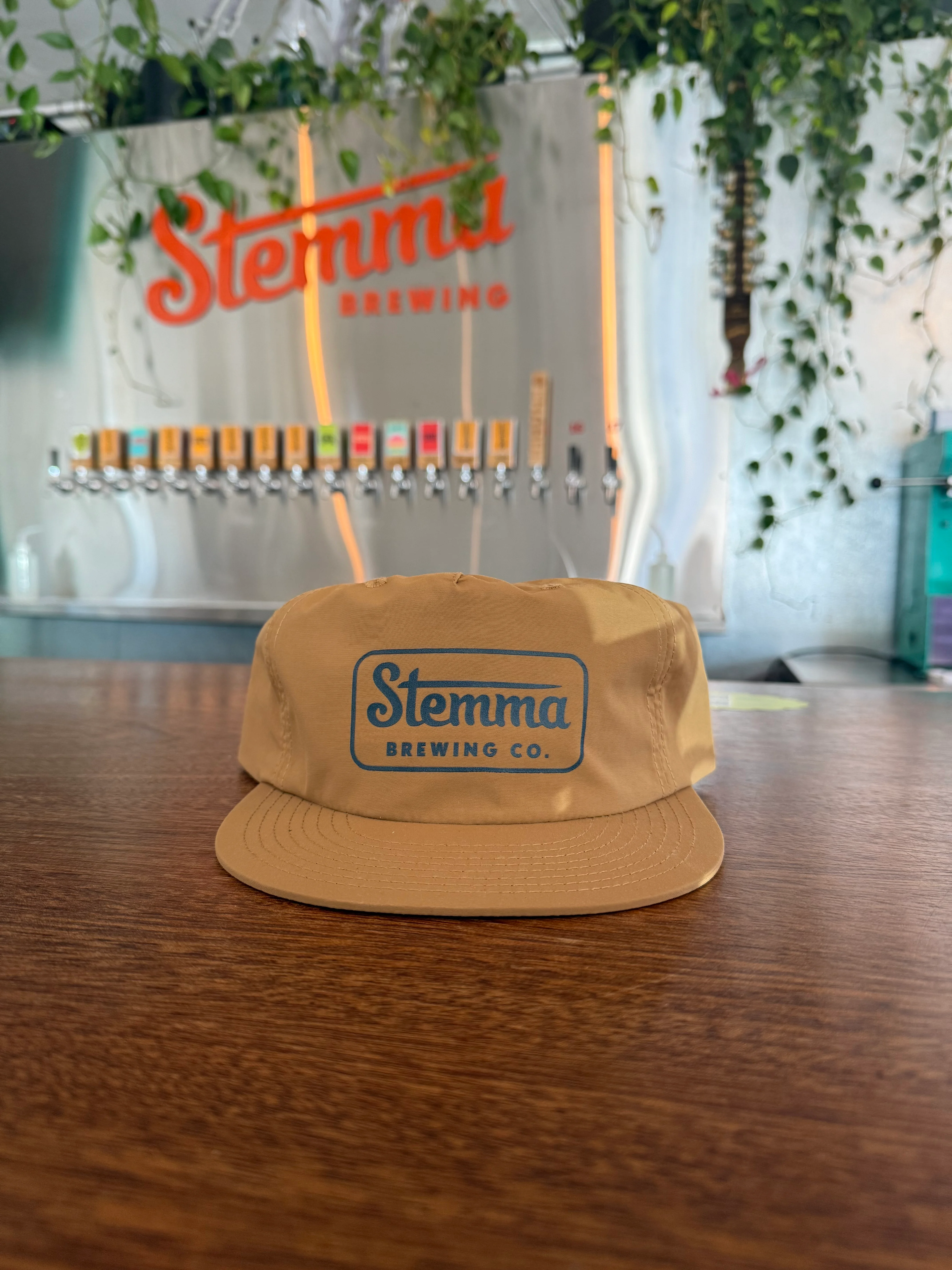 Hat - Tan Stemma Logo
