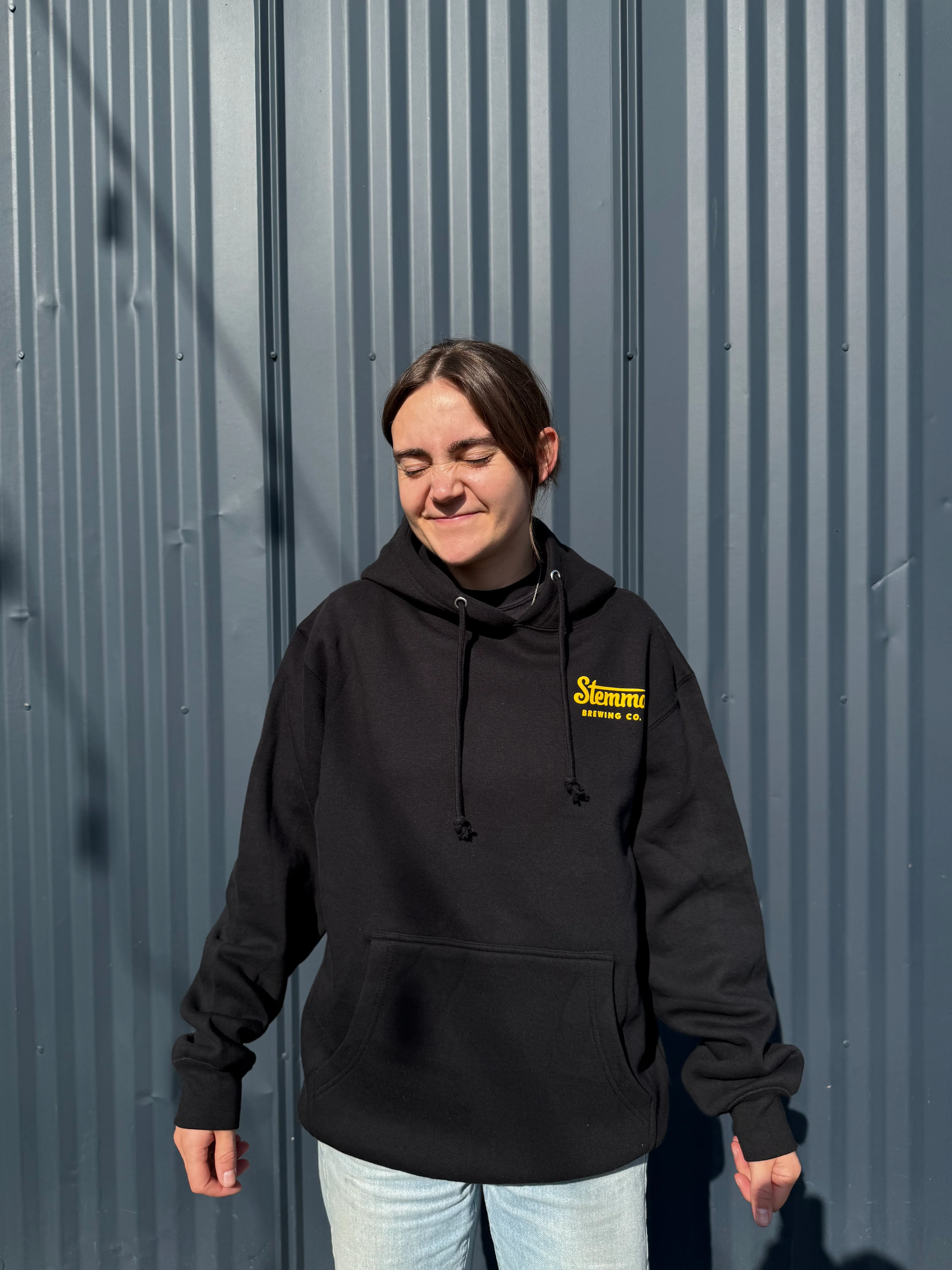 Unisex Pullover Hoodie - Black & Gold