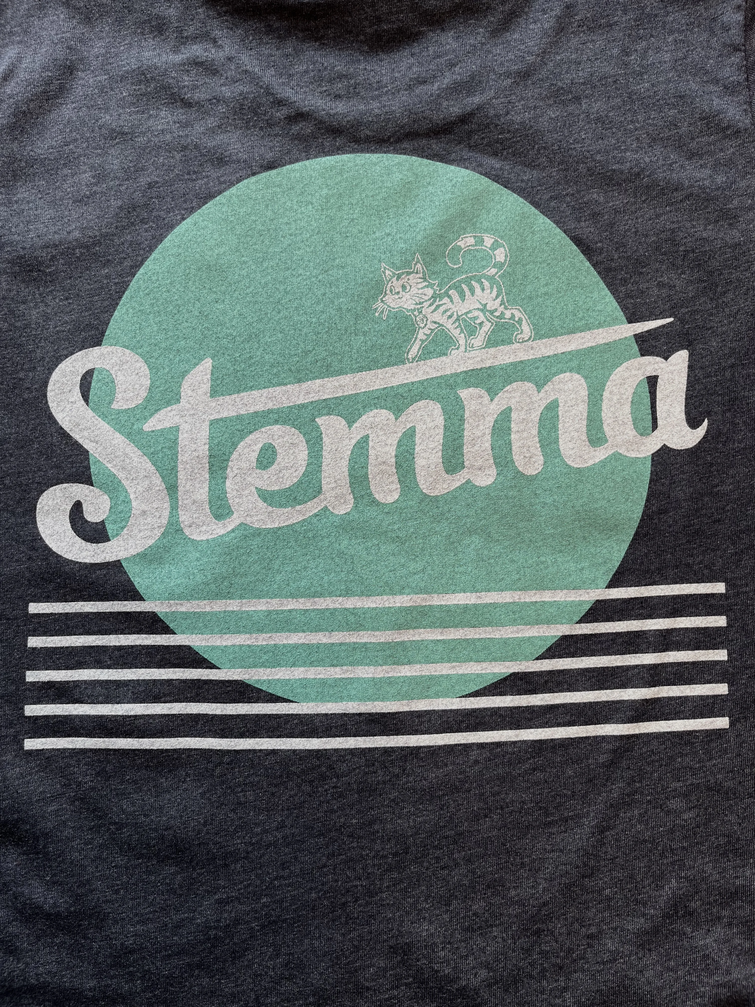 Youth Tee - Navy (Teal Circle)