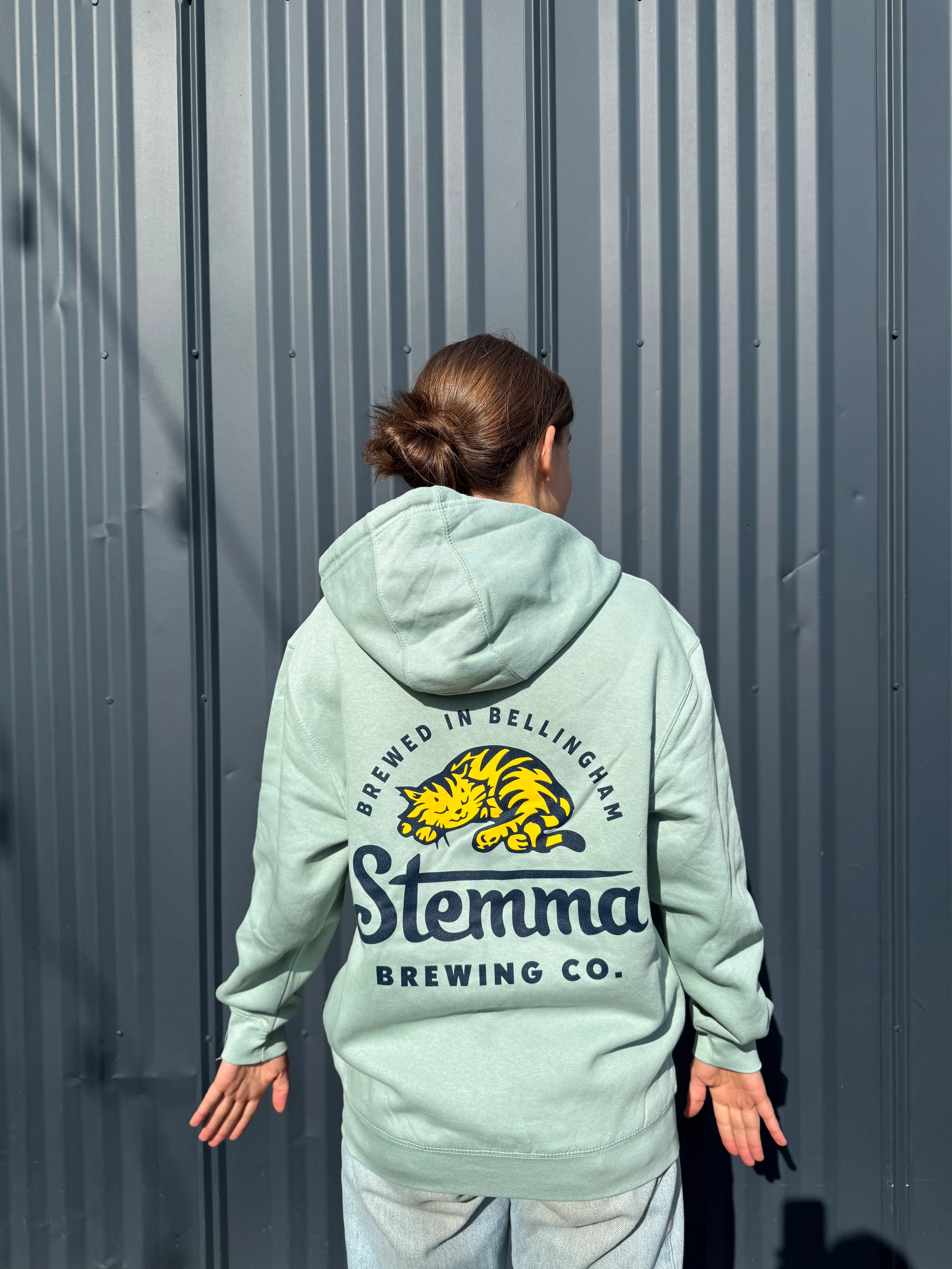 Zipper Hoodie - Seafoam Green