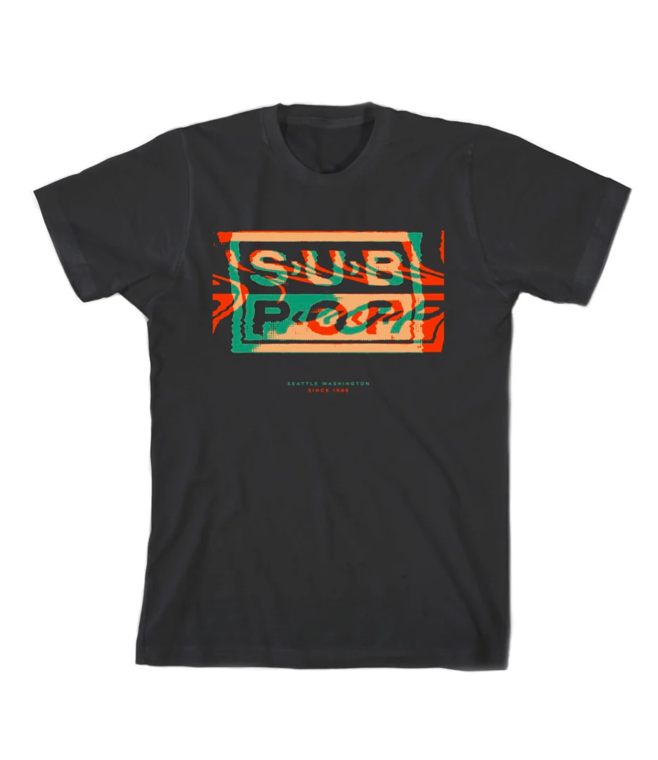 Glitch Logo Black T-Shirt