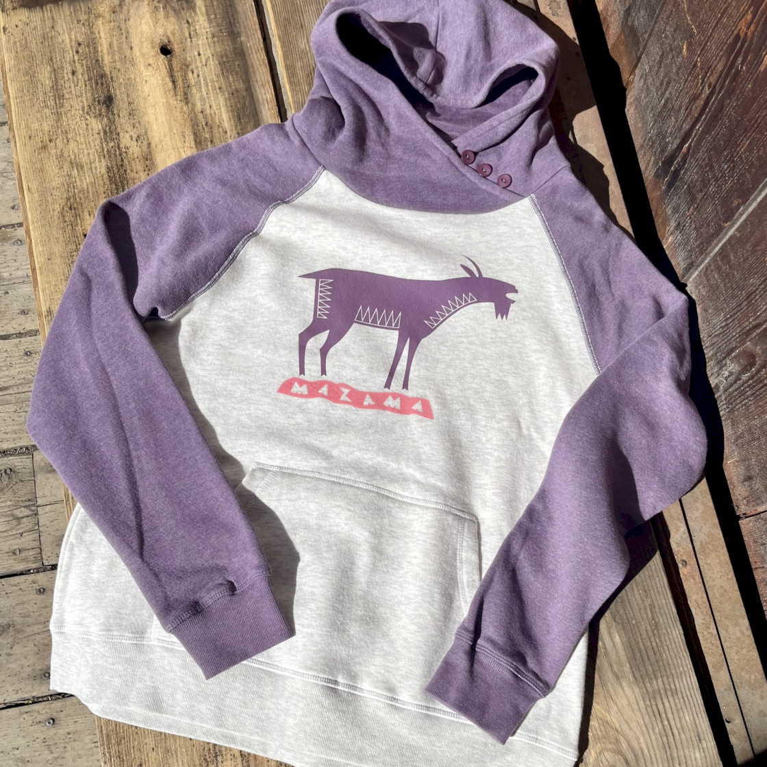 Women's Three Button Hoodie