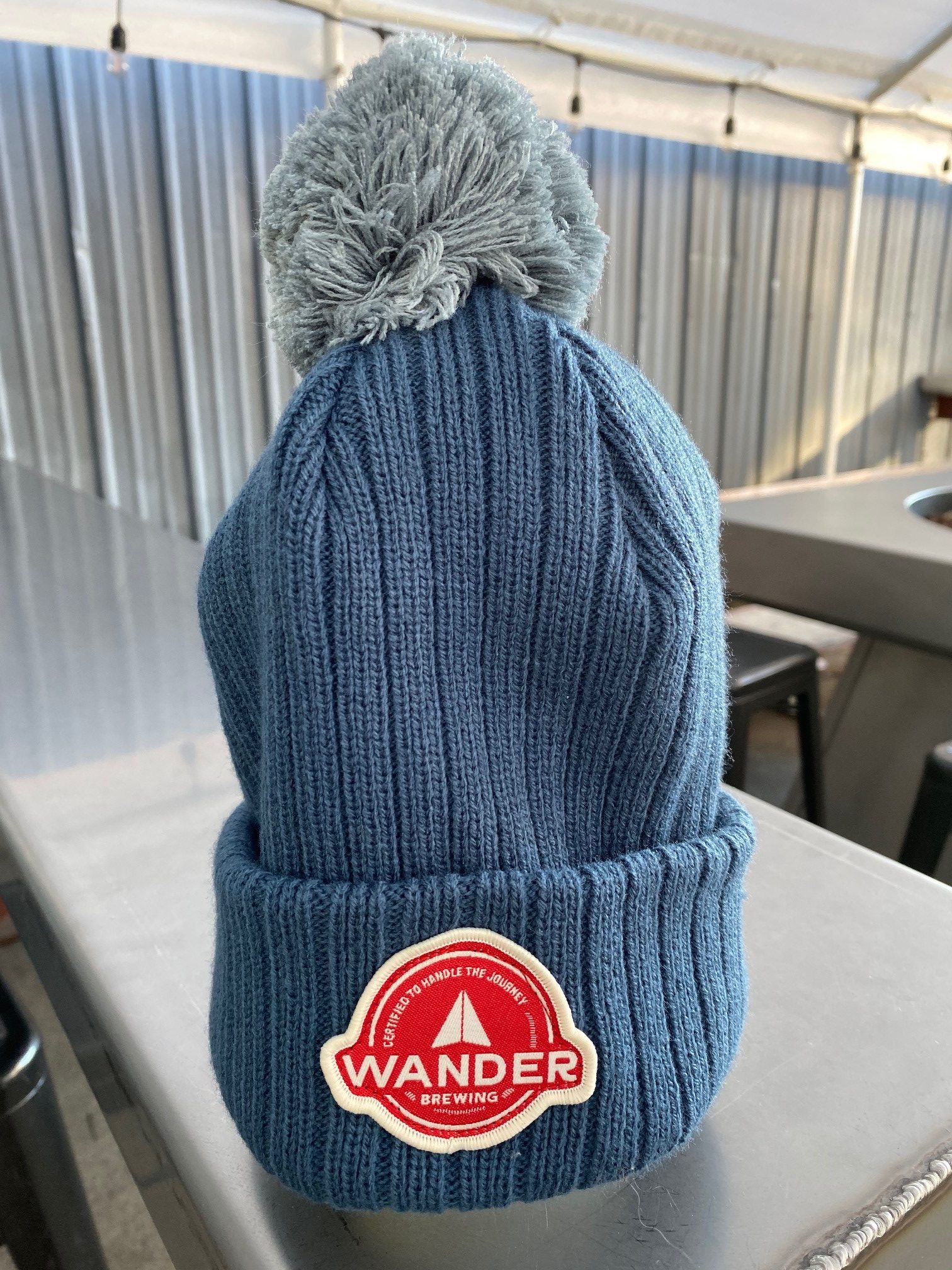 Knit Pom Hat