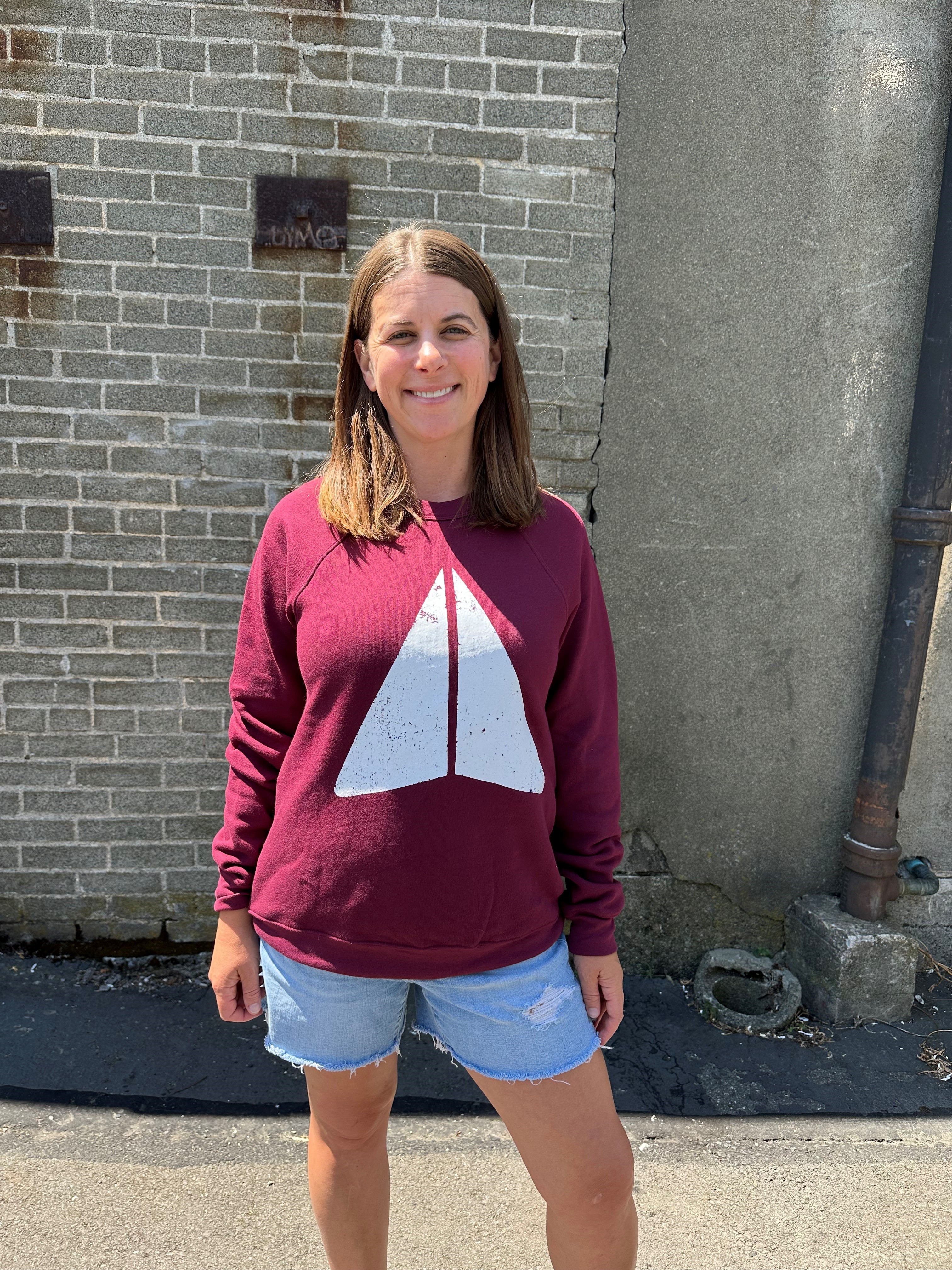 Paper Airplane Crewneck Sweatshirt
