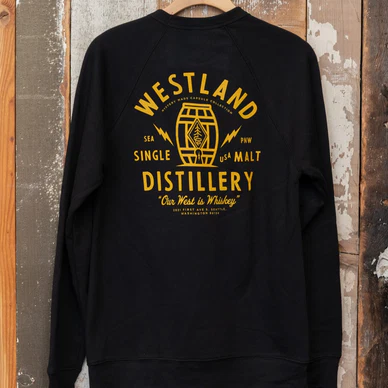 Westland X Mystery Made Crew Sweatshirt - Black